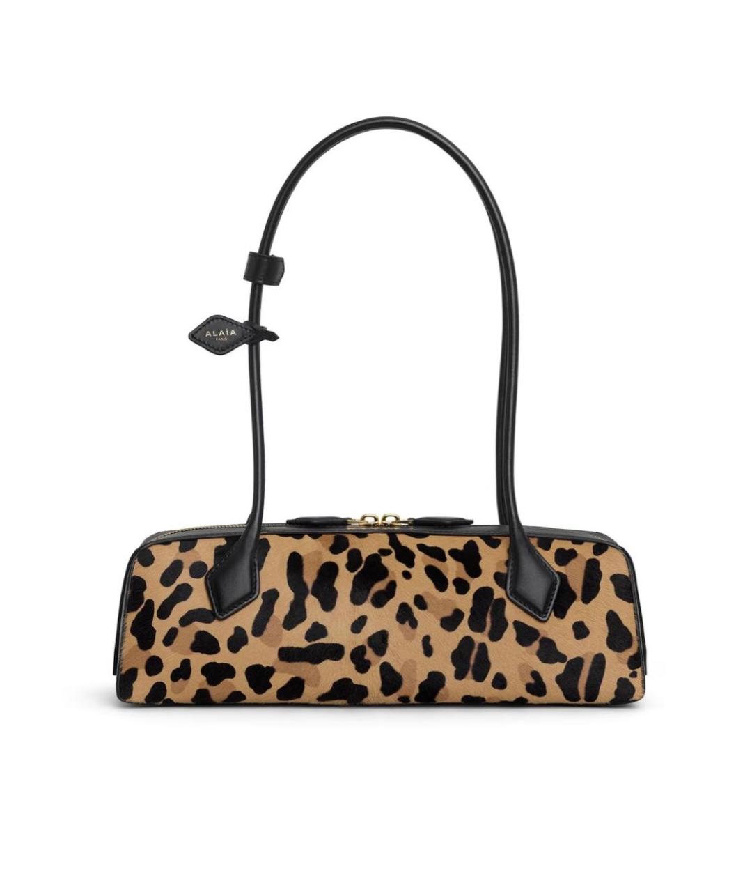 ALAIA Коричневая кожаная сумка через плечо, фото 1