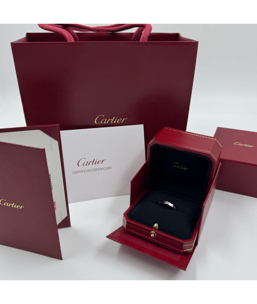 CARTIER Серебряное кольцо из белого золота, фото 2