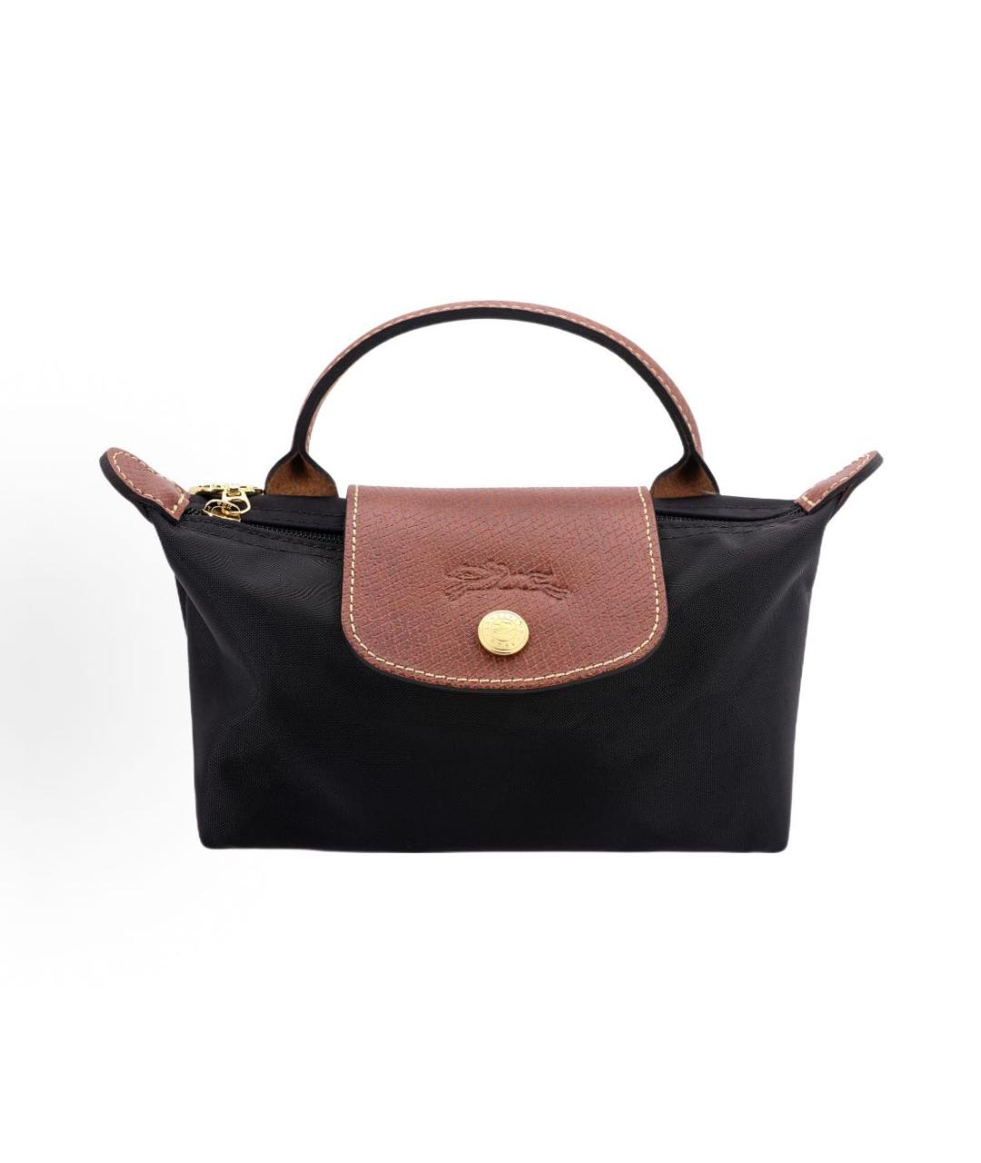 LONGCHAMP Черная сумка с короткими ручками, фото 6