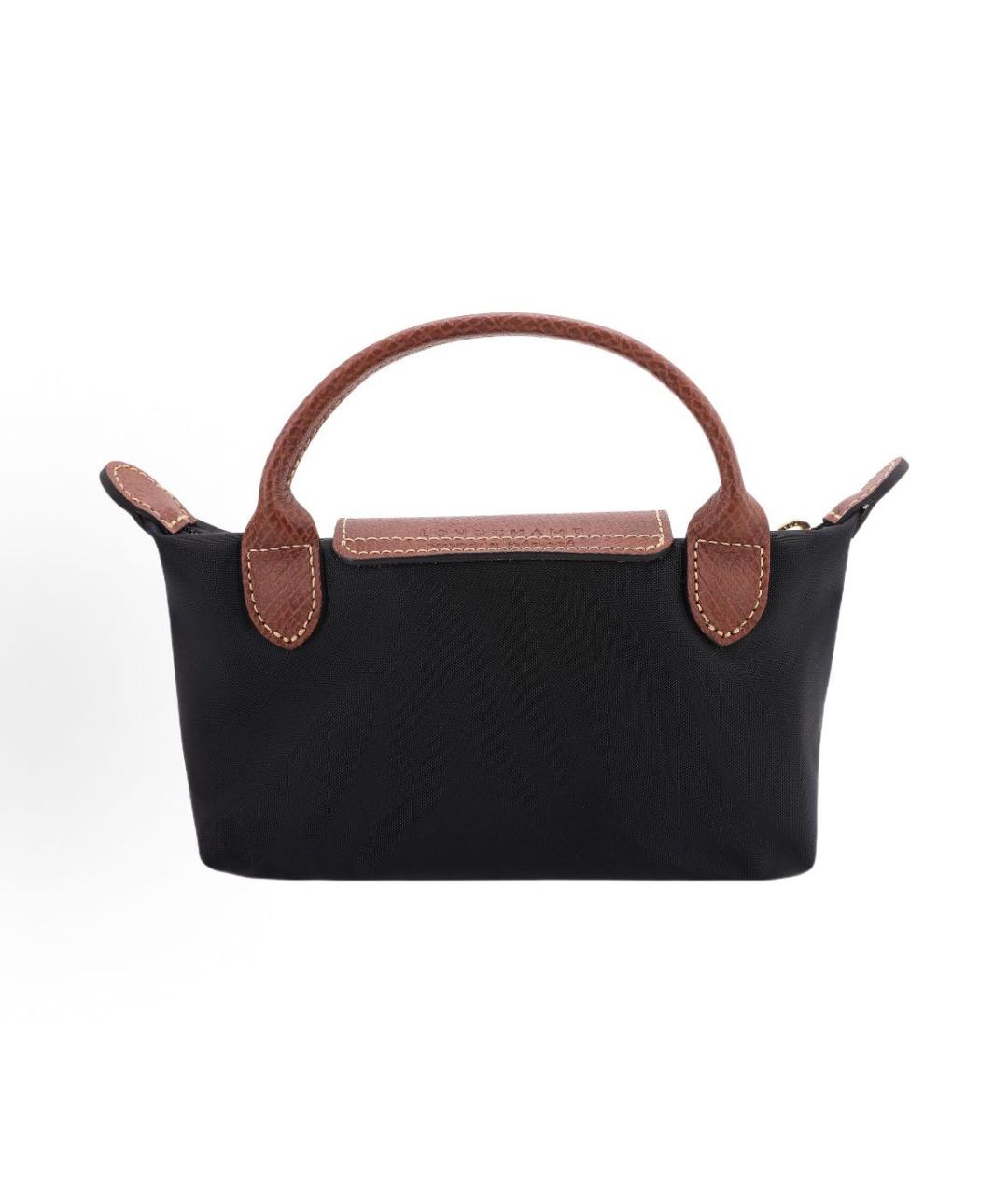 LONGCHAMP Черная сумка с короткими ручками, фото 3