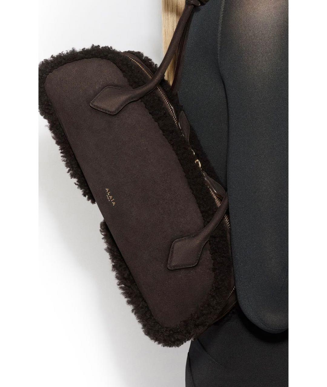 ALAIA Коричневая сумка через плечо, фото 4