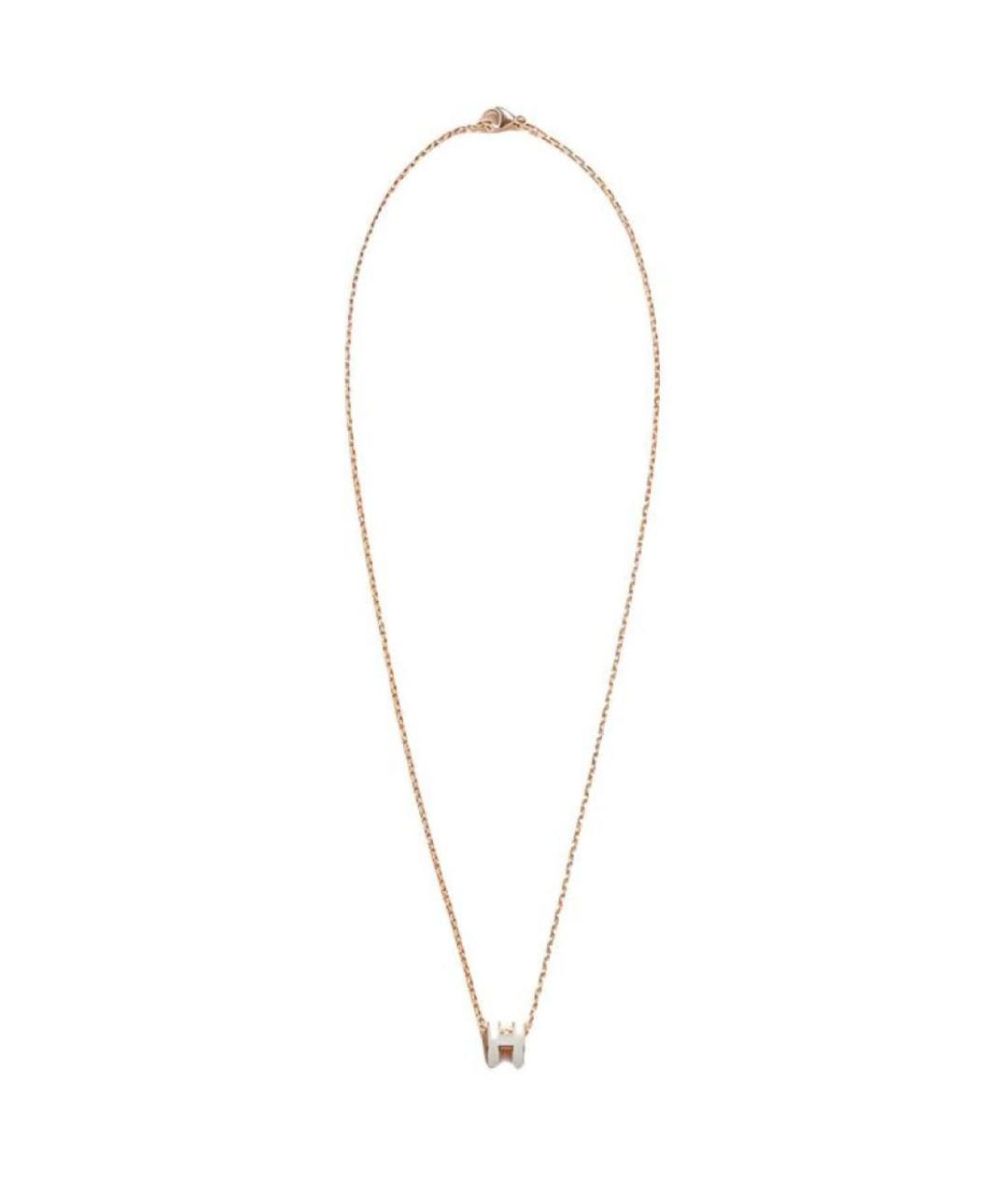 HERMES Салатовая металлическая подвеска, фото 2