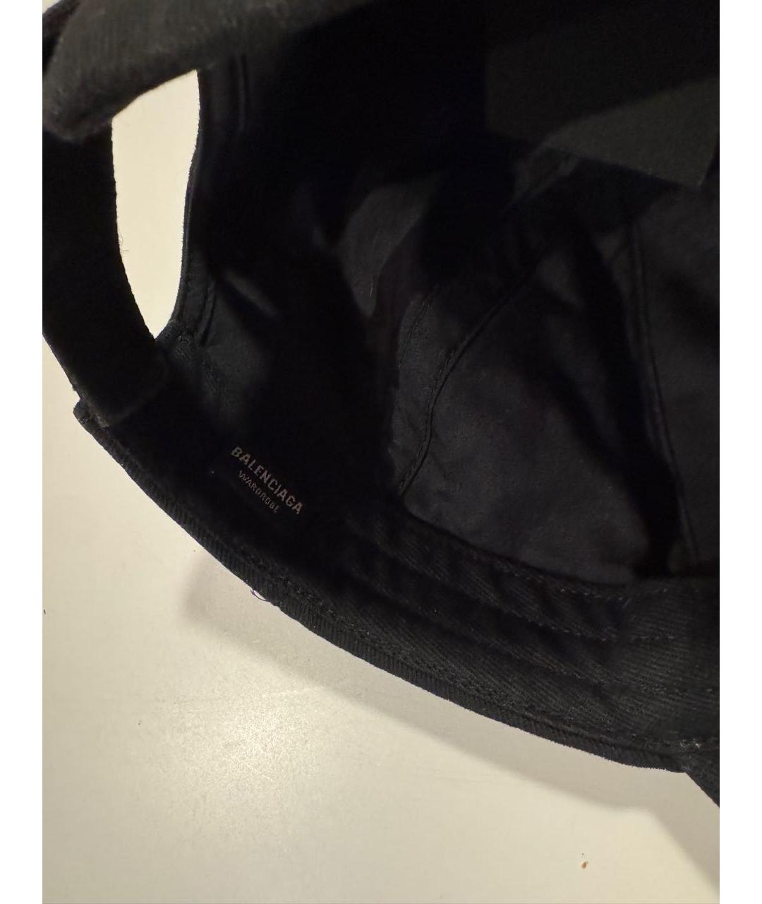 BALENCIAGA Черная хлопковая кепка/бейсболка, фото 5
