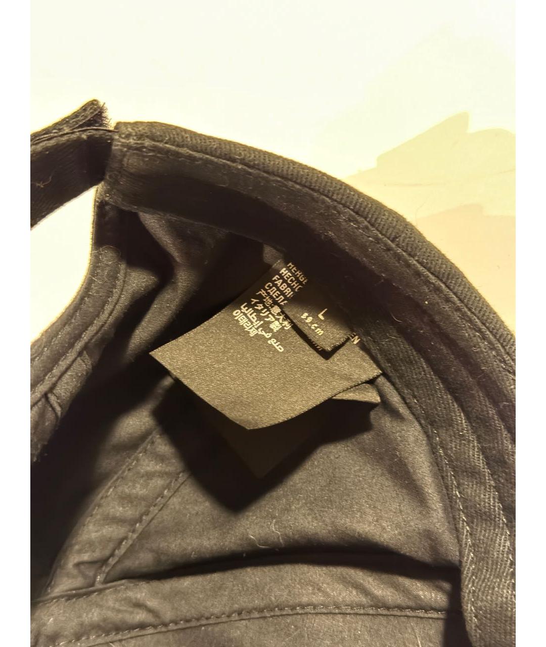 BALENCIAGA Черная хлопковая кепка/бейсболка, фото 3