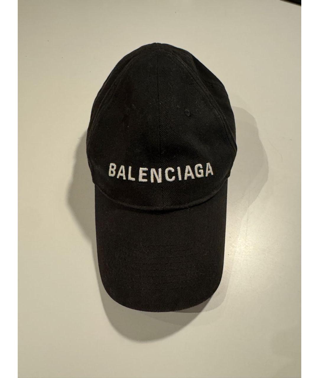 BALENCIAGA Черная хлопковая кепка/бейсболка, фото 6