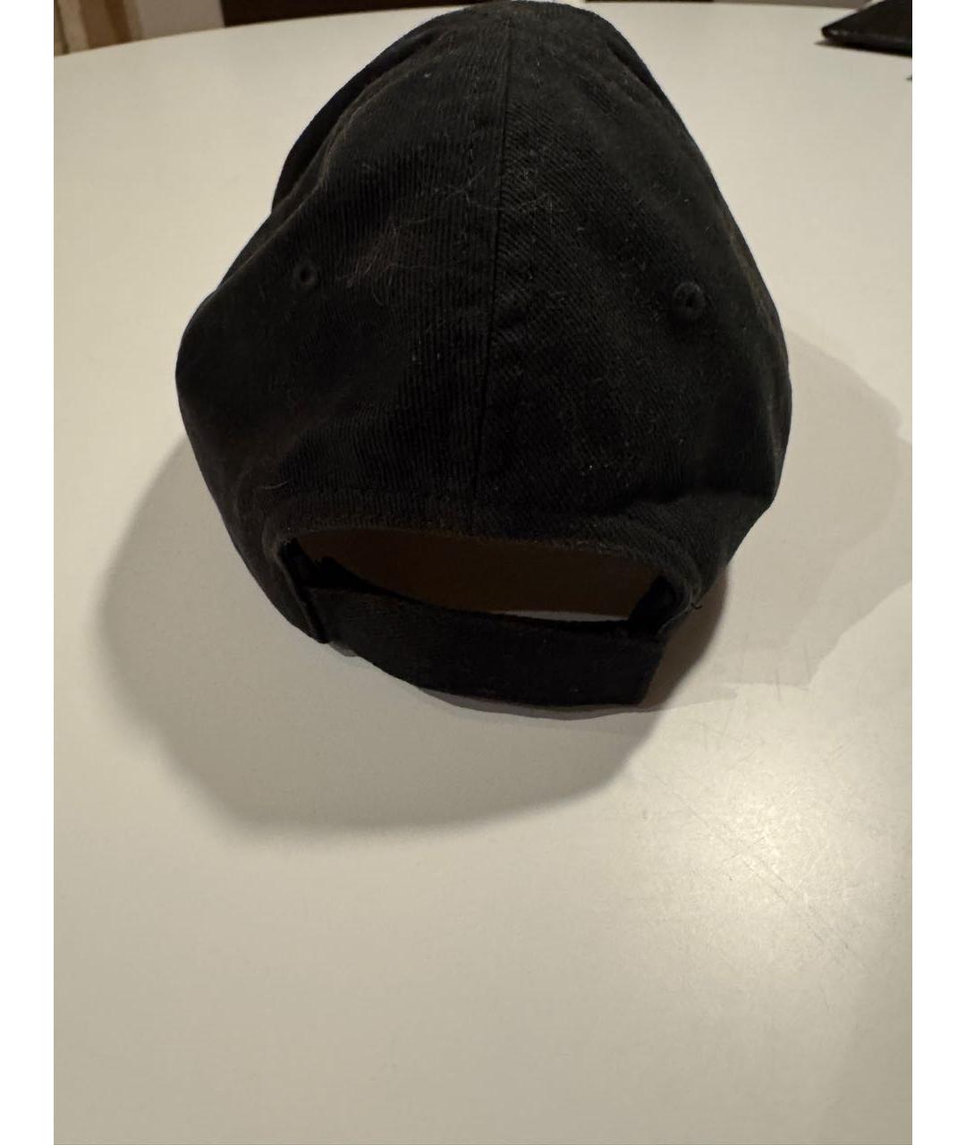 BALENCIAGA Черная хлопковая кепка/бейсболка, фото 4