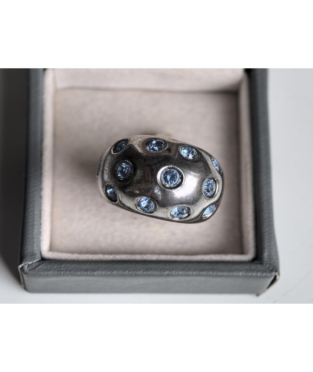 SAINT LAURENT Серебряное серебряное кольцо, фото 2