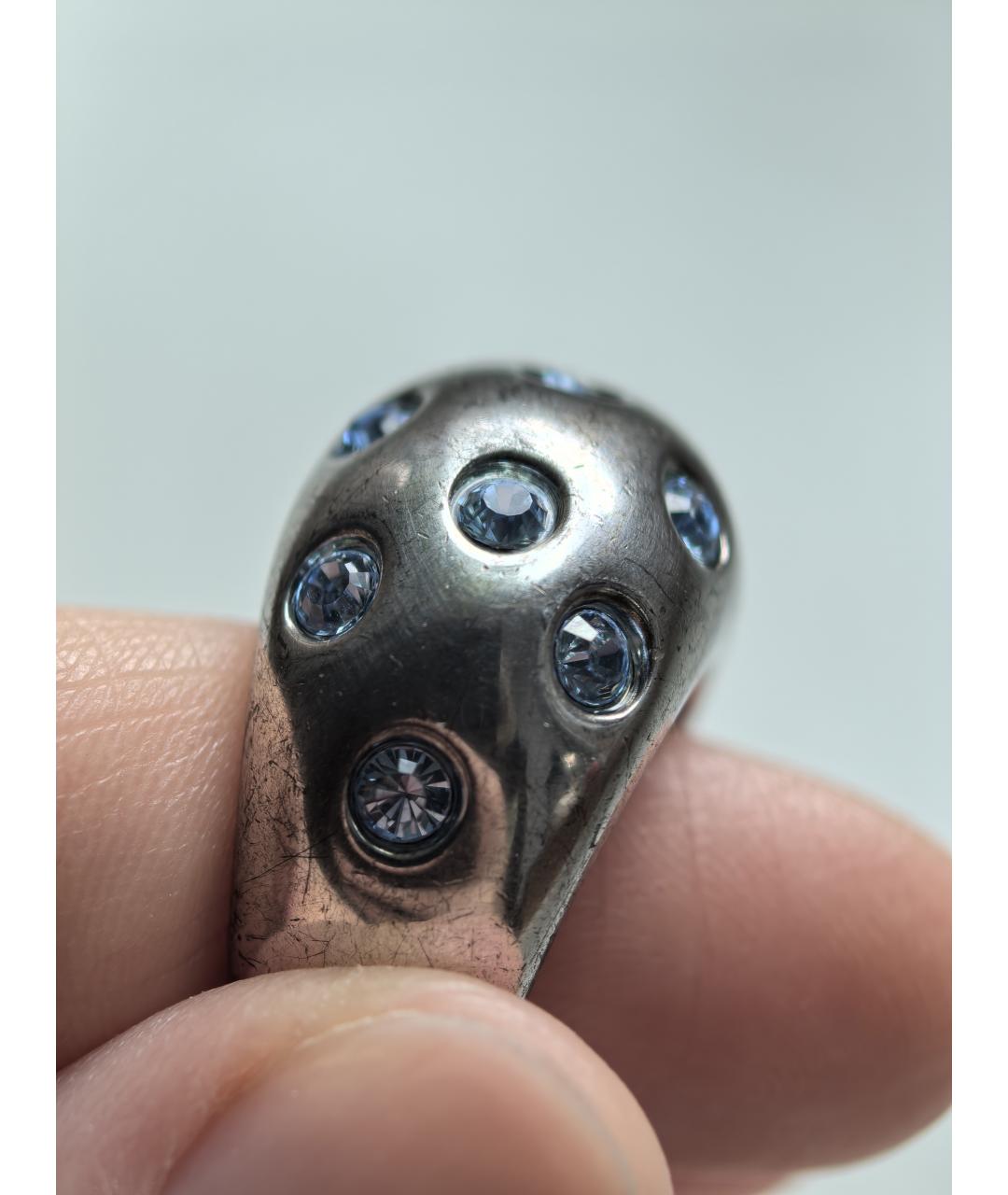 SAINT LAURENT Серебряное серебряное кольцо, фото 8