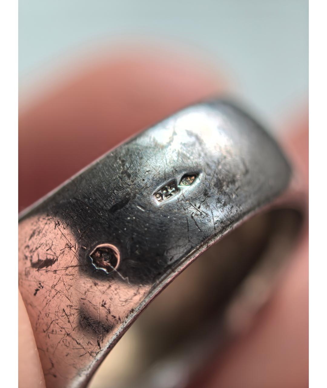 SAINT LAURENT Серебряное серебряное кольцо, фото 5