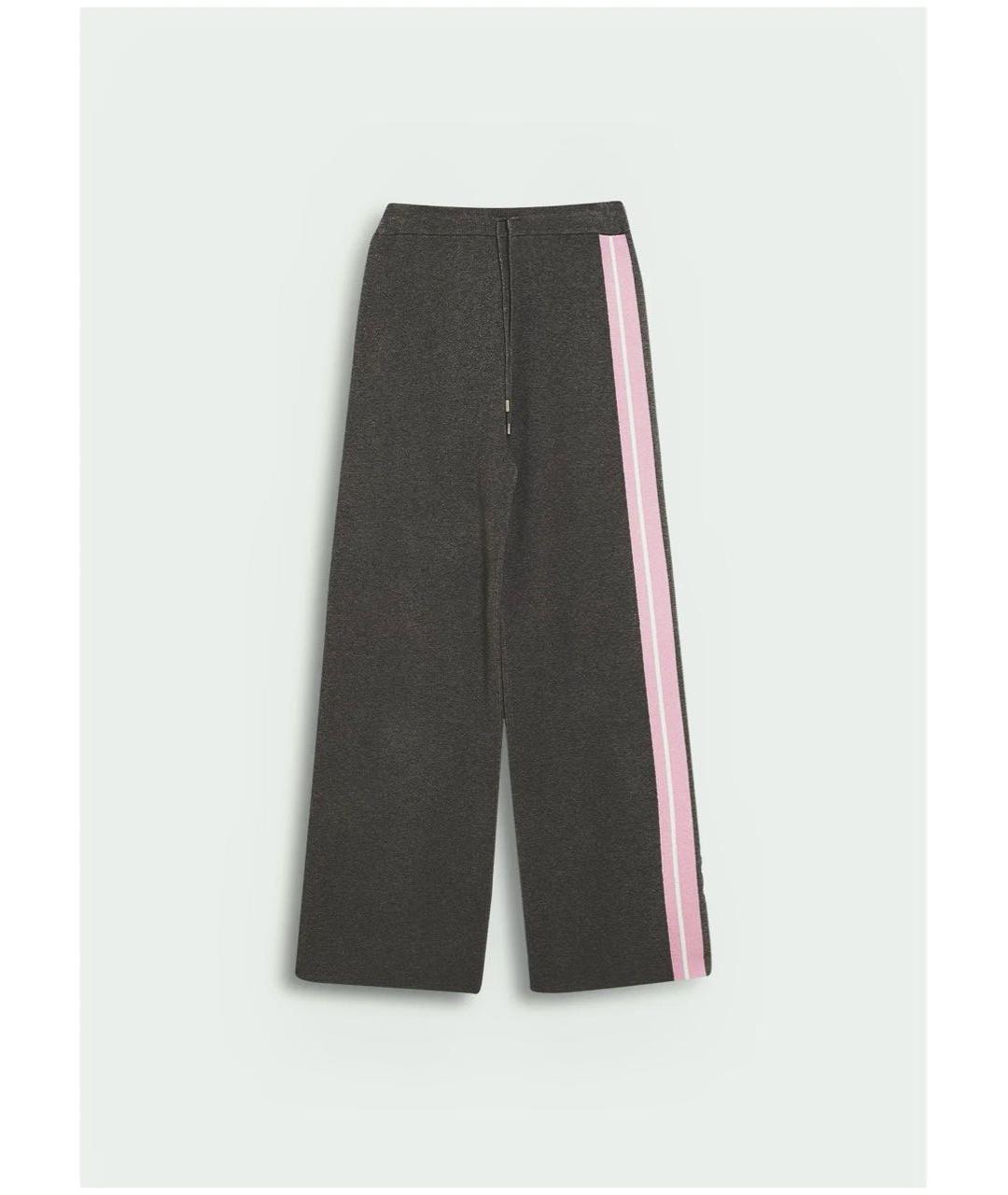 LIU JO Антрацитовые вискозные спортивные брюки и шорты, фото 9