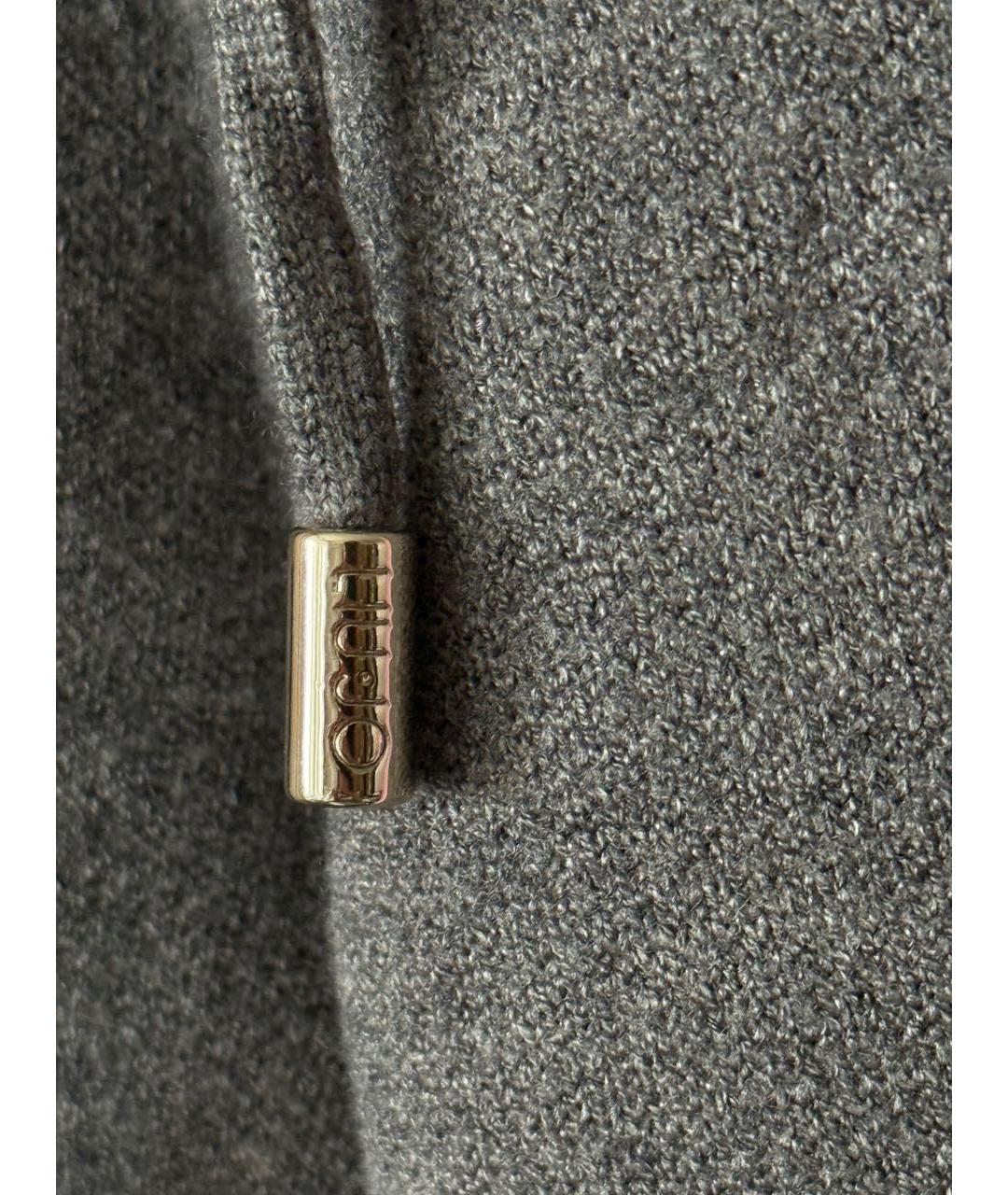 LIU JO Антрацитовые вискозные спортивные брюки и шорты, фото 5