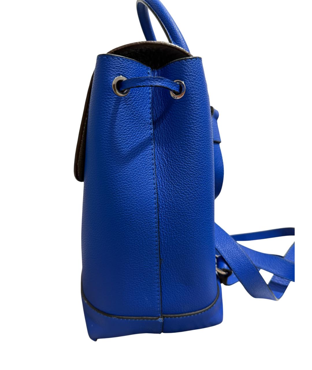 LOUIS VUITTON Синий кожаный рюкзак, фото 2