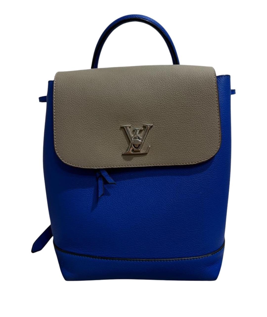 LOUIS VUITTON Синий кожаный рюкзак, фото 1