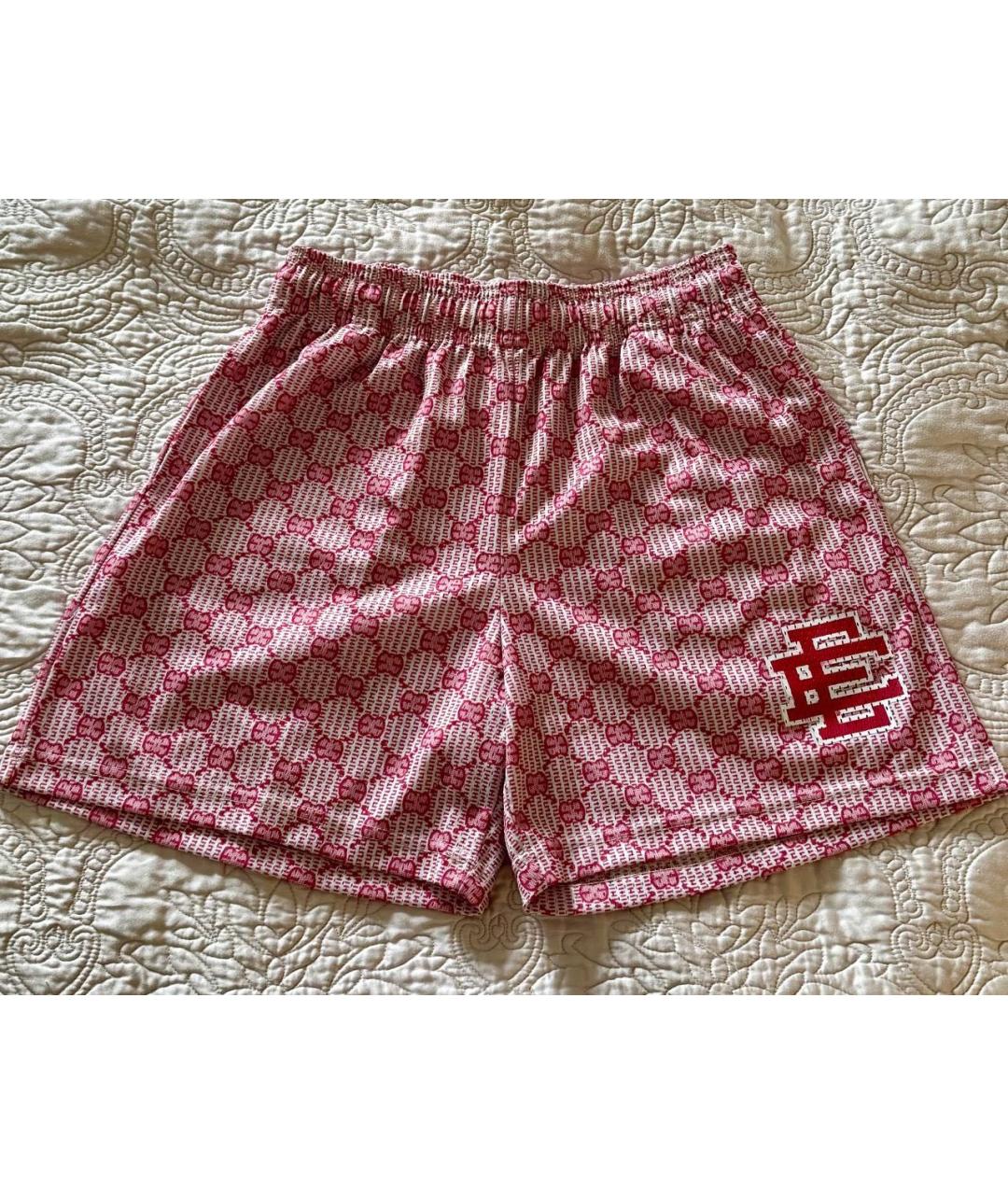 GUCCI Красные полиэстеровые шорты, фото 5