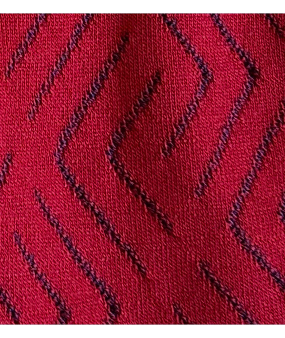 ZILLI Красное хлопковое поло с коротким рукавом, фото 4