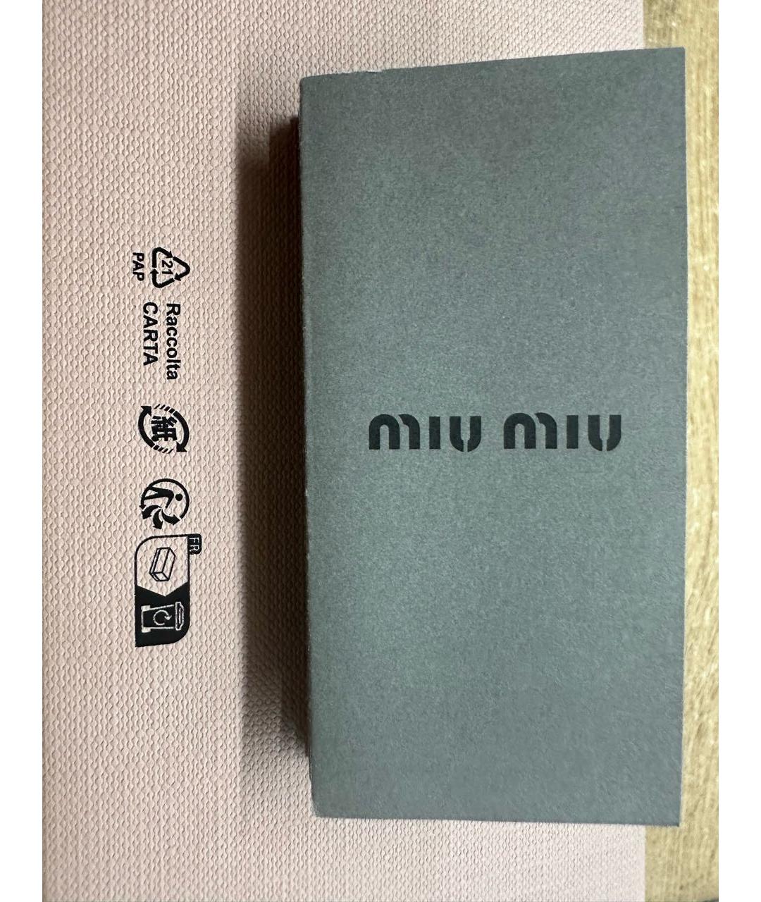 MIU MIU Черные солнцезащитные очки, фото 7