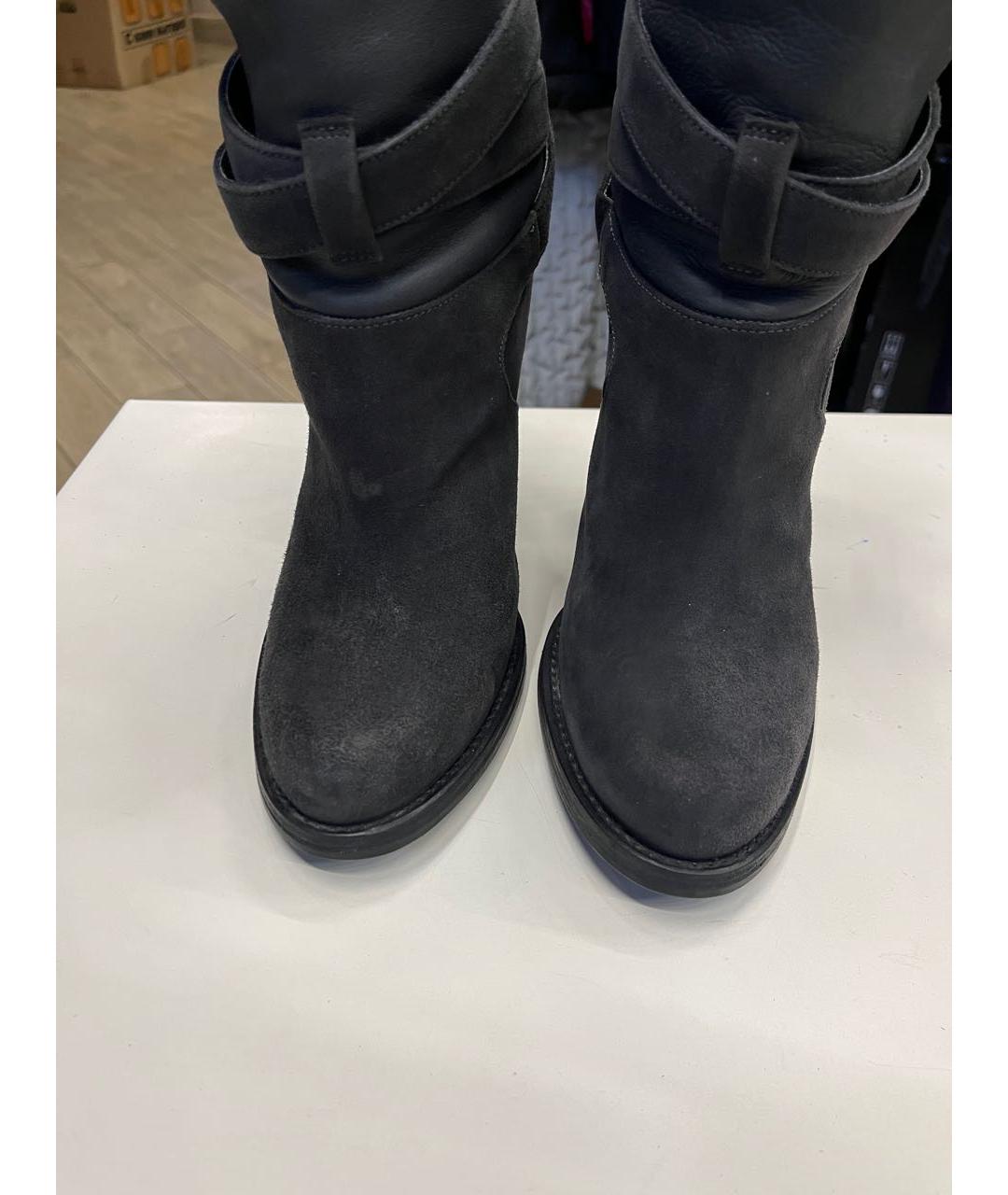 FABIANA FILIPPI Серые замшевые ботильоны, фото 5