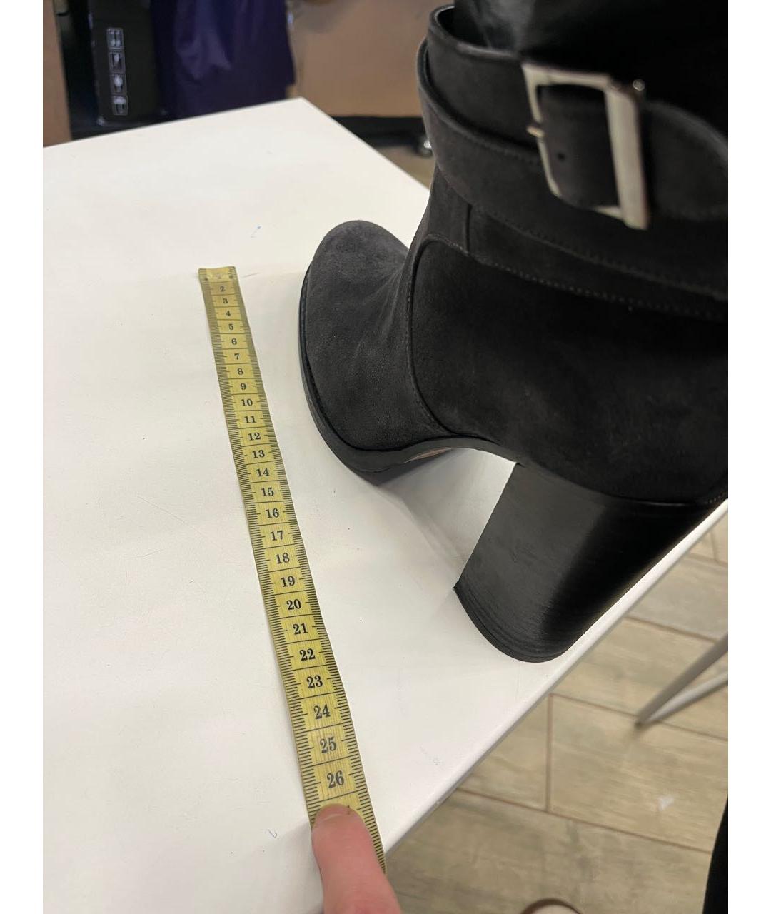 FABIANA FILIPPI Серые замшевые ботильоны, фото 7