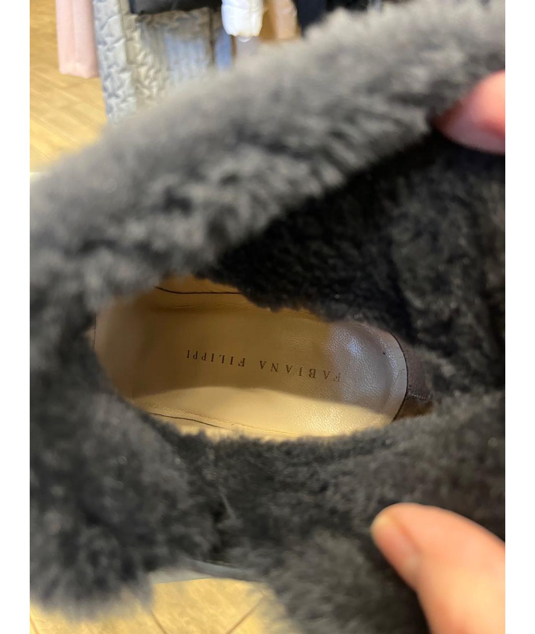 FABIANA FILIPPI Серые замшевые ботильоны, фото 8