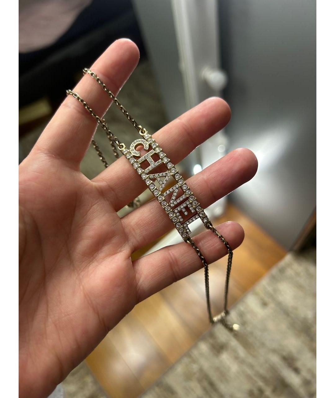 CHANEL Золотой чокер, фото 3