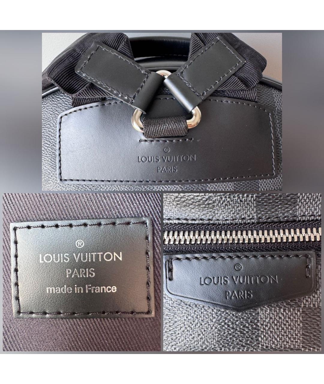 LOUIS VUITTON Черный рюкзак, фото 7