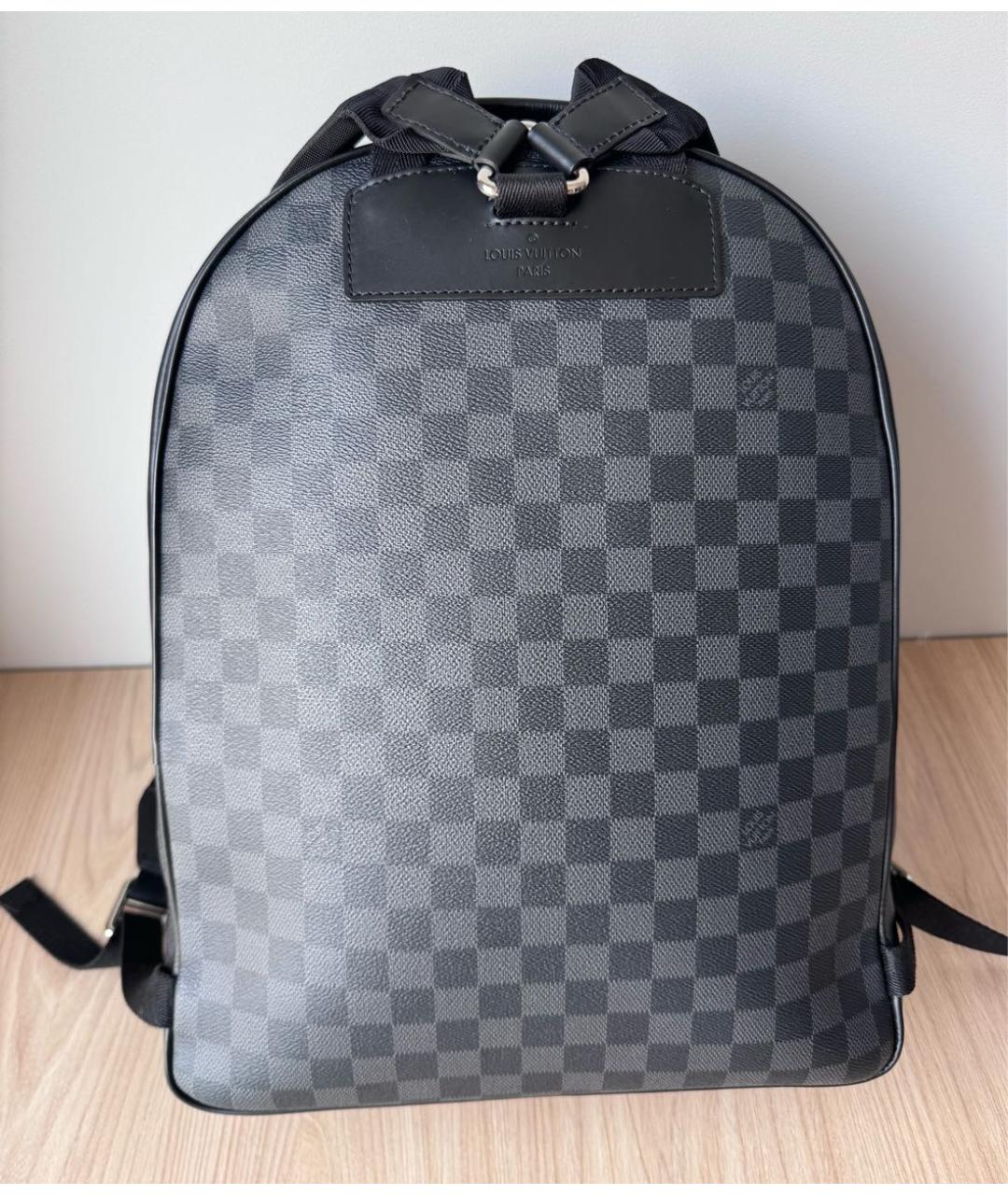 LOUIS VUITTON Черный рюкзак, фото 4