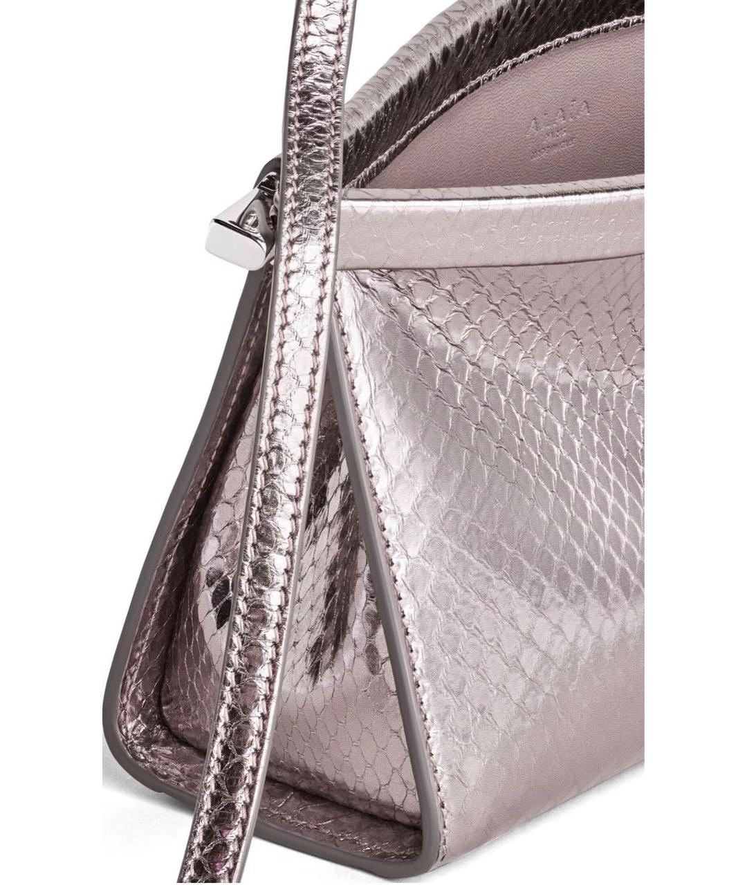 ALAIA Фиолетовая кожаная сумка через плечо, фото 3