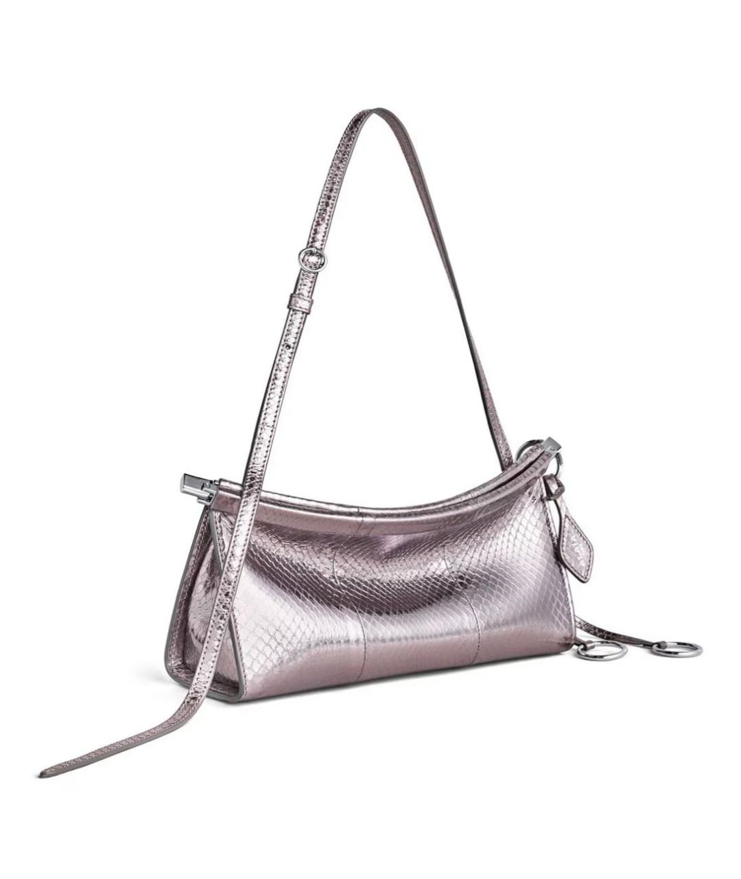 ALAIA Фиолетовая кожаная сумка через плечо, фото 2