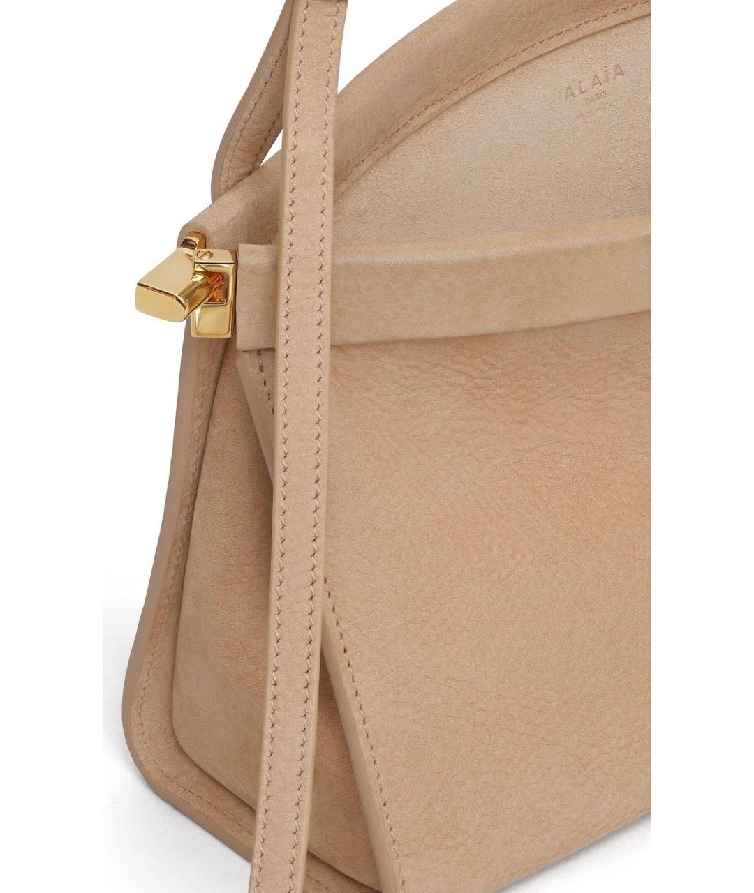 ALAIA Бежевая сумка через плечо, фото 3