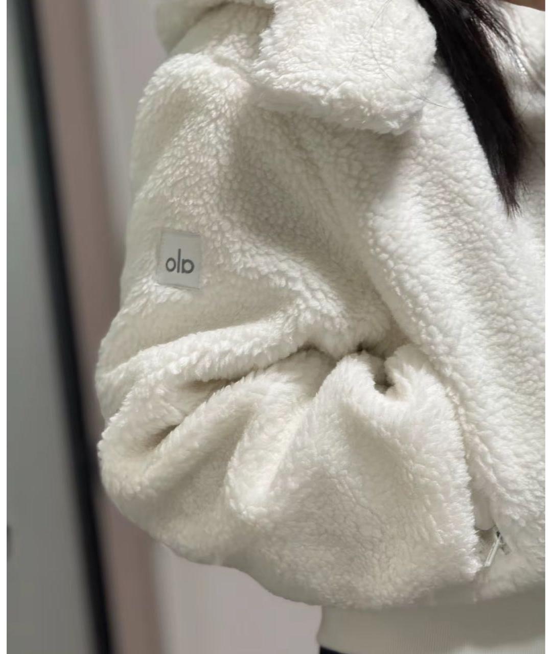 ALO YOGA Белая куртка, фото 5