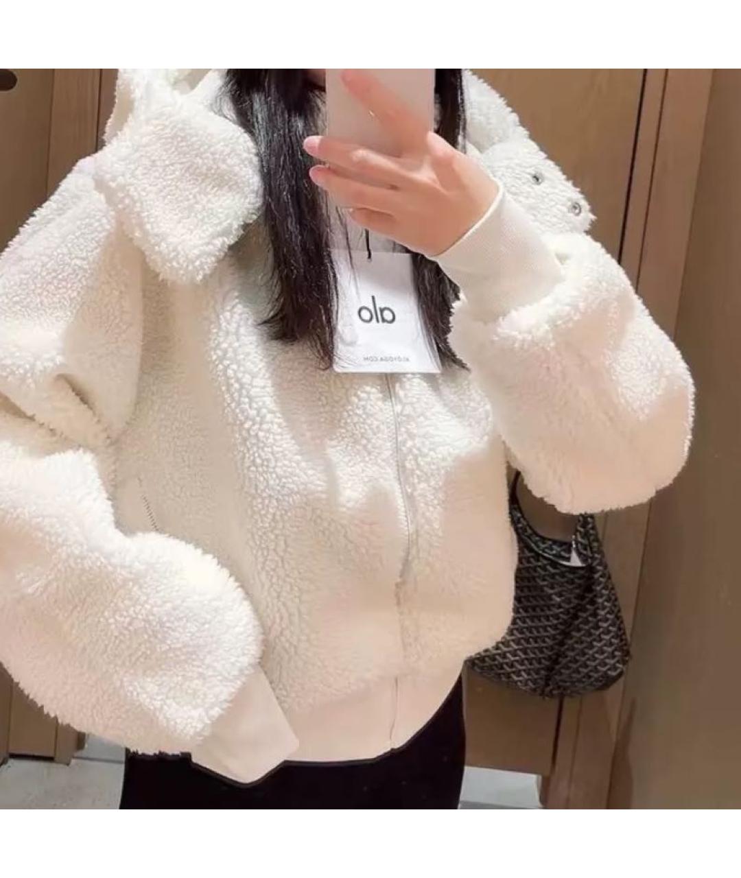 ALO YOGA Белая куртка, фото 6