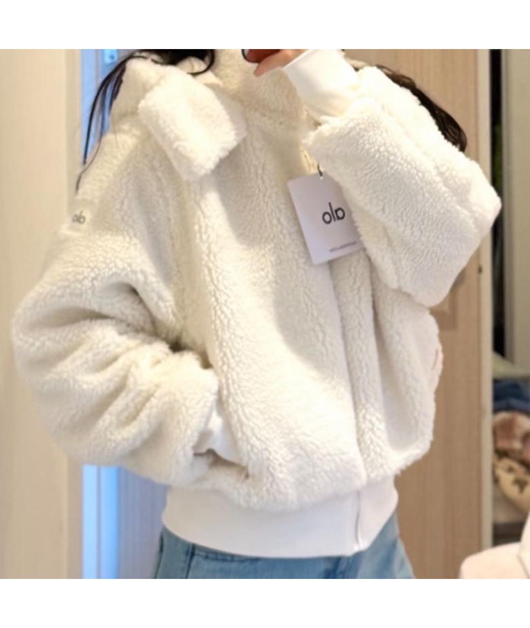 ALO YOGA Белая куртка, фото 8