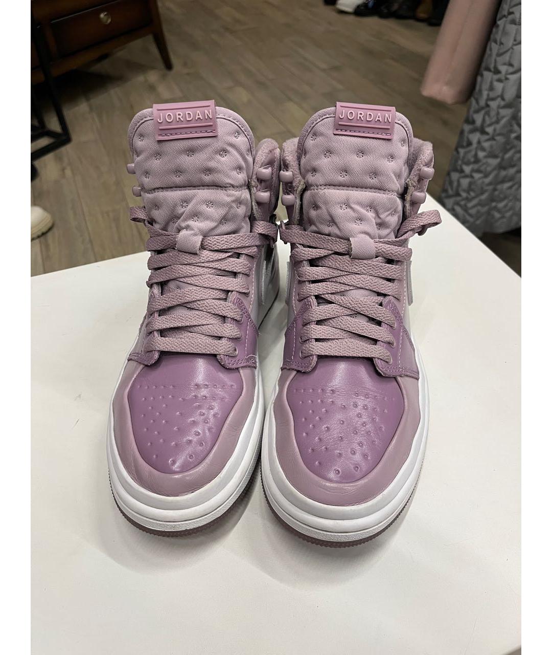 JORDAN Розовые кожаные кроссовки, фото 7