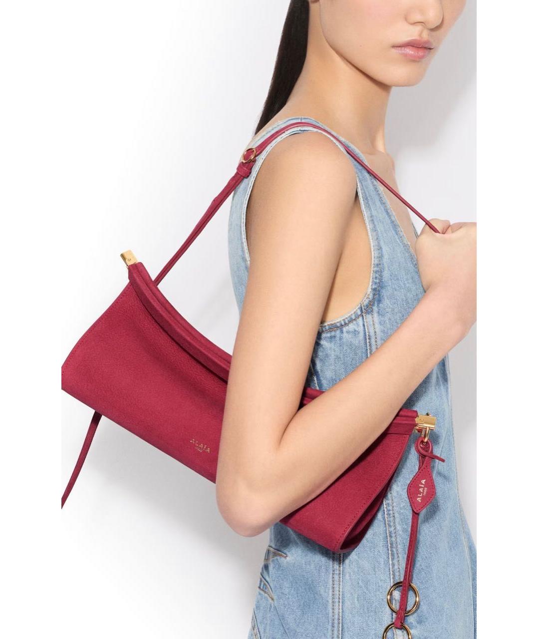 ALAIA Розовая сумка через плечо, фото 4