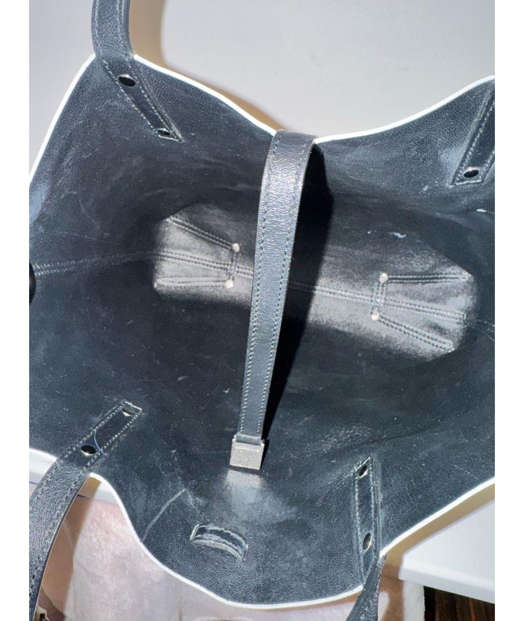 TIFFANY&CO Белая кожаная сумка с короткими ручками, фото 7