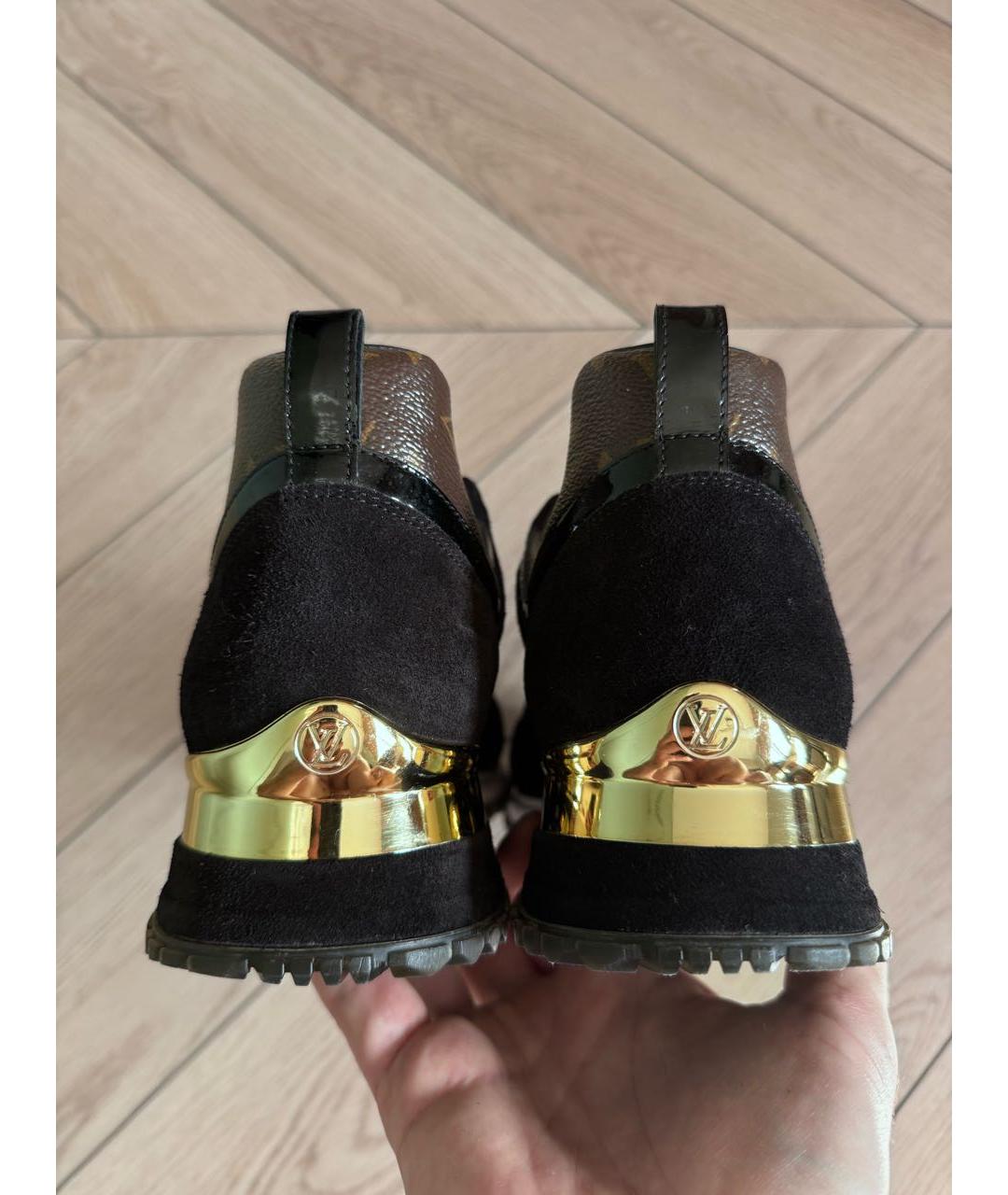 LOUIS VUITTON Черные кроссовки, фото 6