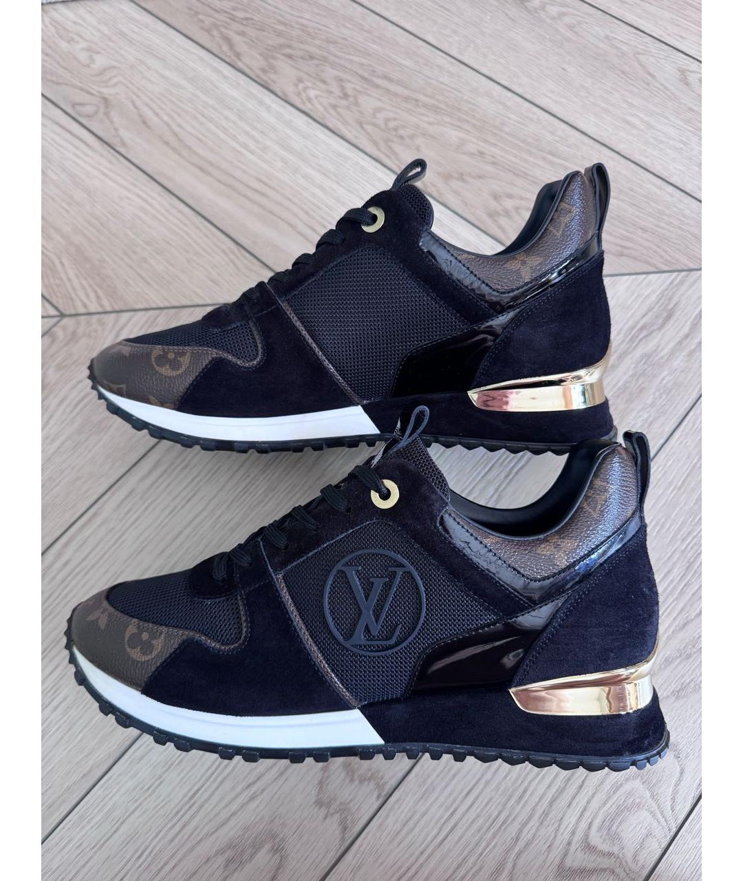 LOUIS VUITTON Черные кроссовки, фото 5