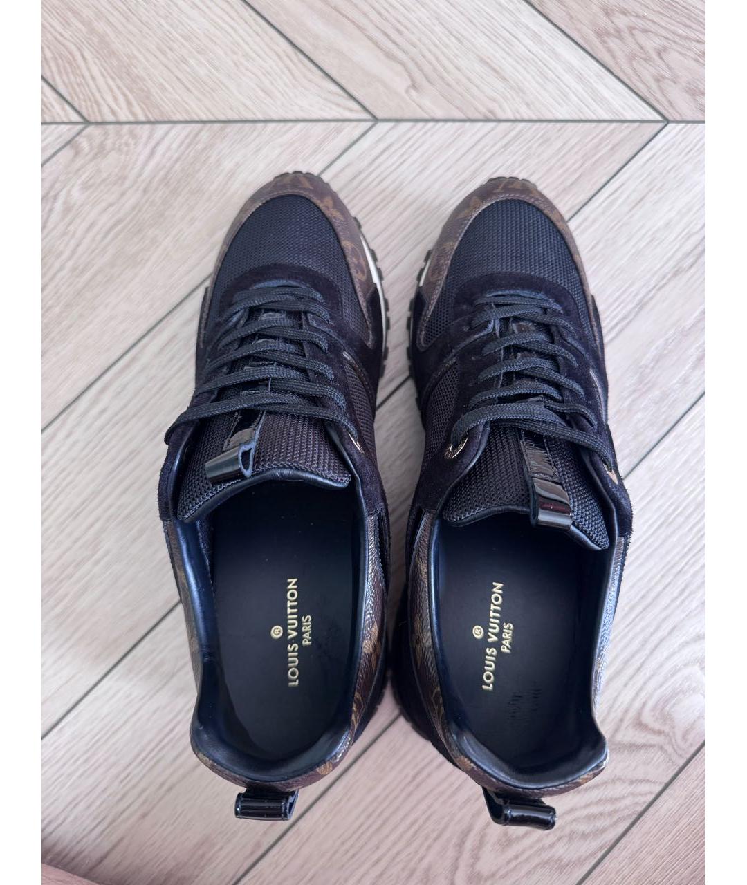 LOUIS VUITTON Черные кроссовки, фото 4