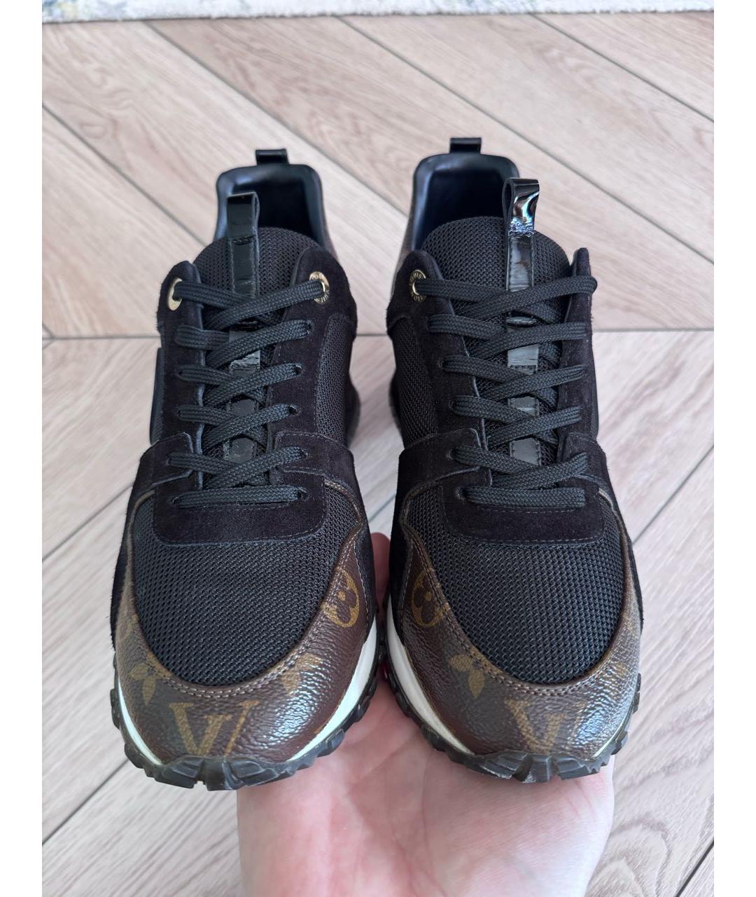 LOUIS VUITTON Черные кроссовки, фото 3