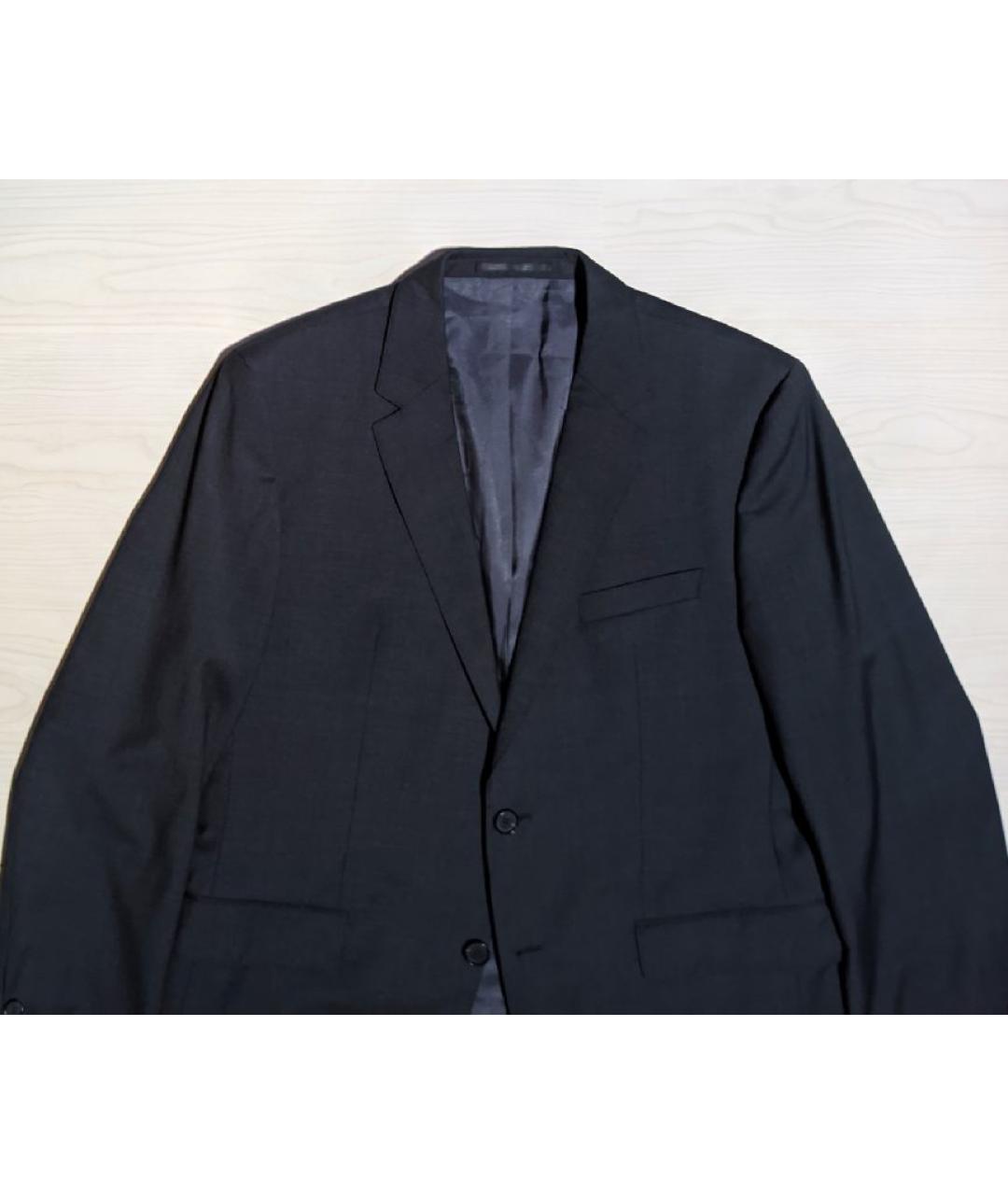 HUGO BOSS Антрацитовый шерстяной пиджак, фото 2