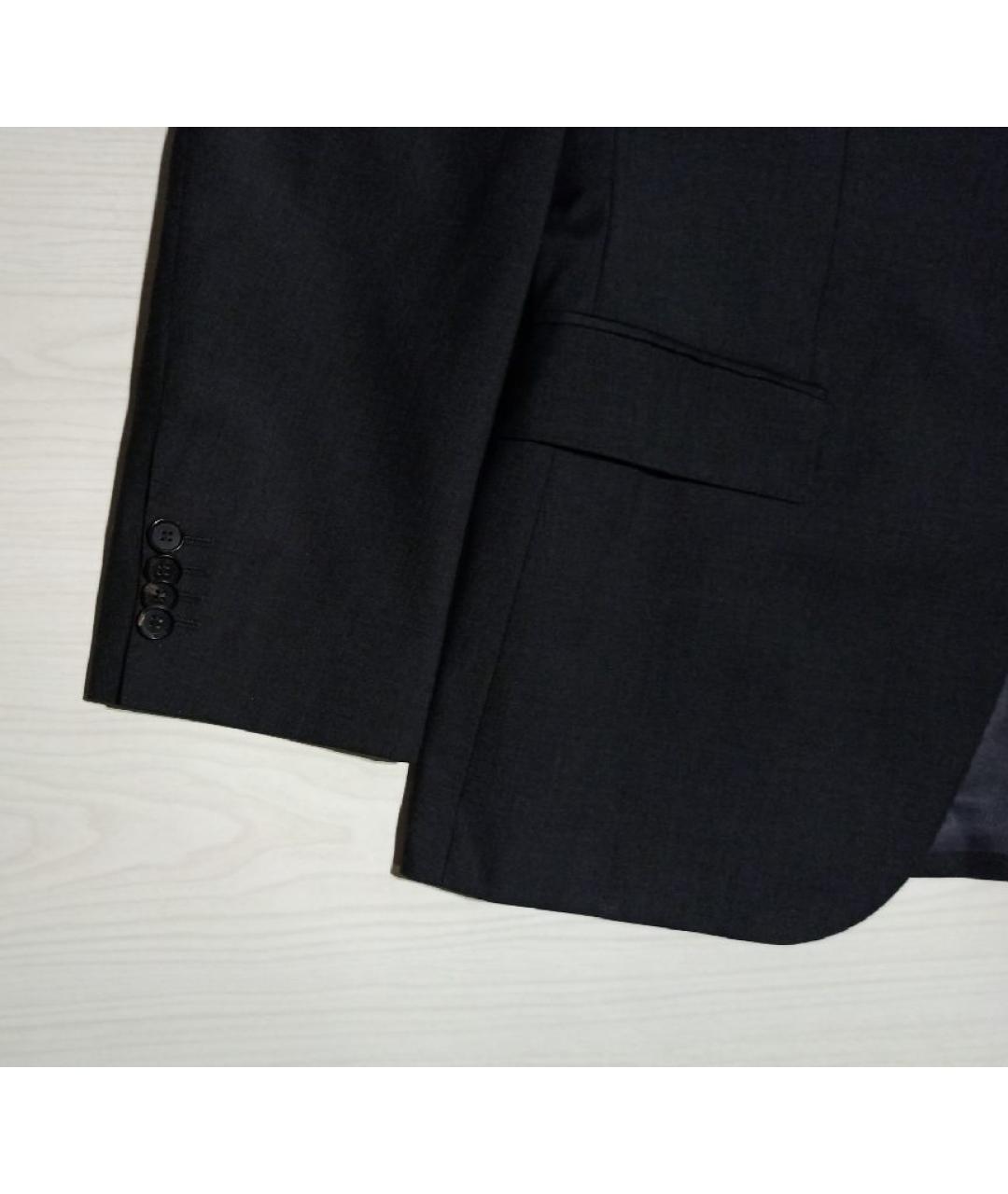 HUGO BOSS Антрацитовый шерстяной пиджак, фото 4