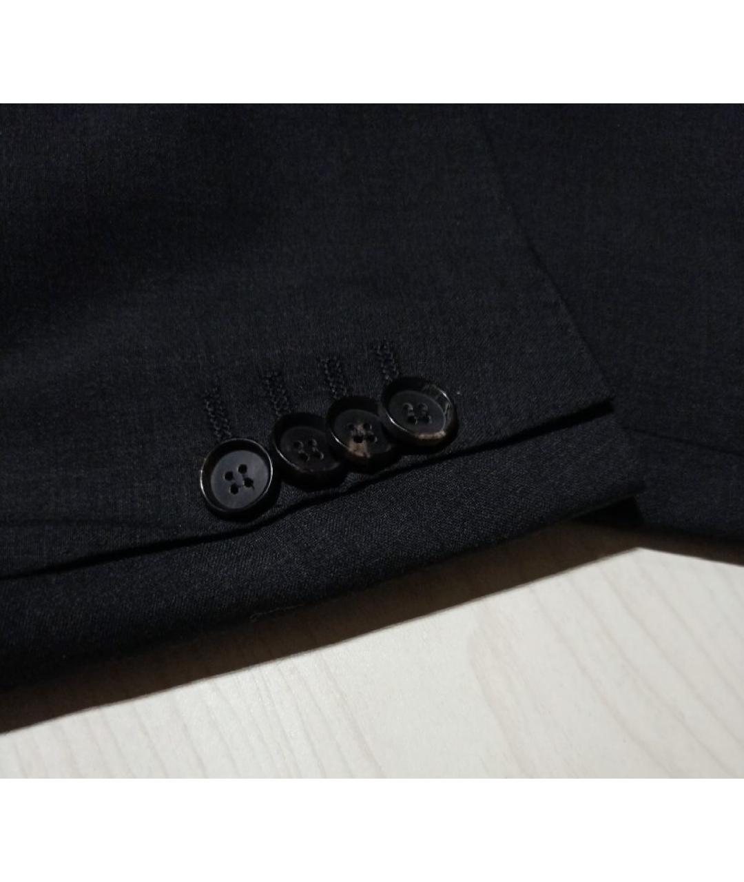 HUGO BOSS Антрацитовый шерстяной пиджак, фото 5