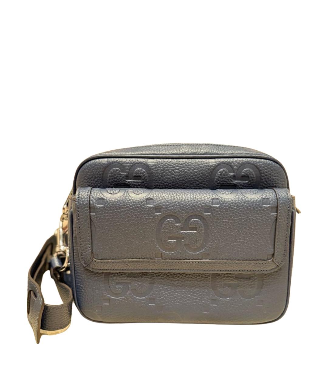 GUCCI Синяя кожаная сумка на плечо, фото 1