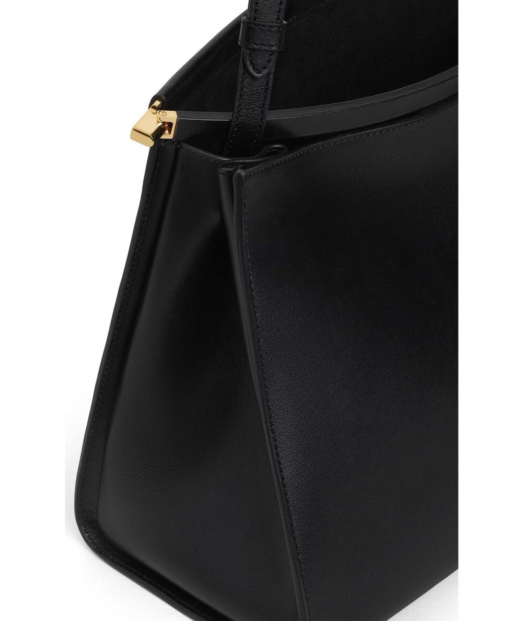 ALAIA Черная кожаная сумка через плечо, фото 3