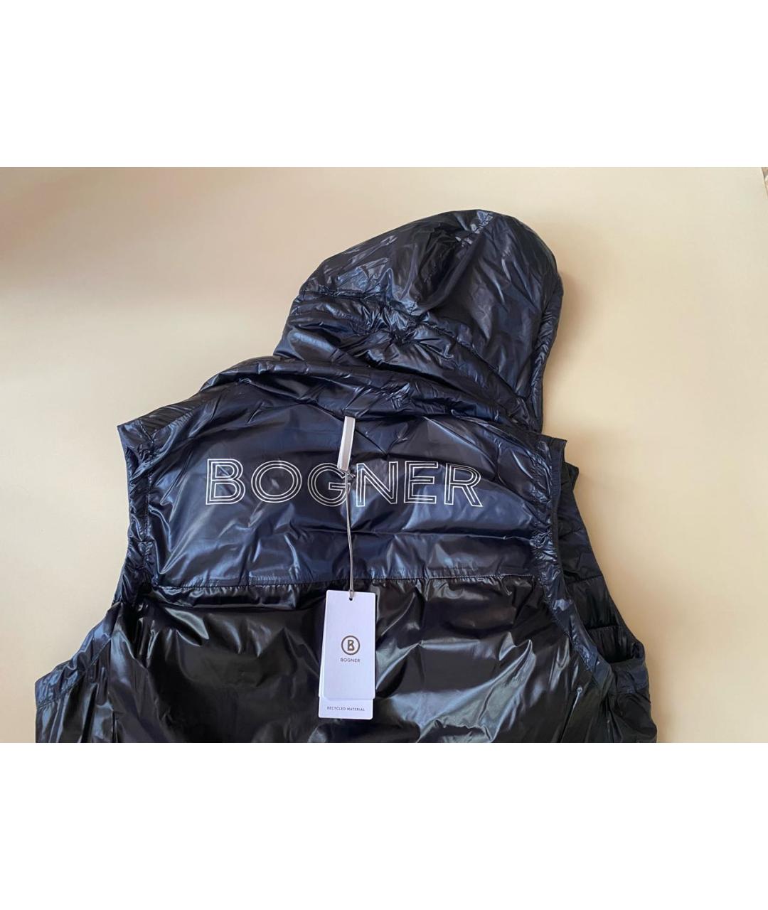 BOGNER Черный полиамидовый жилет, фото 3