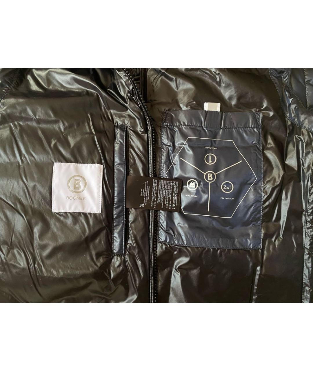 BOGNER Черный полиамидовый жилет, фото 7