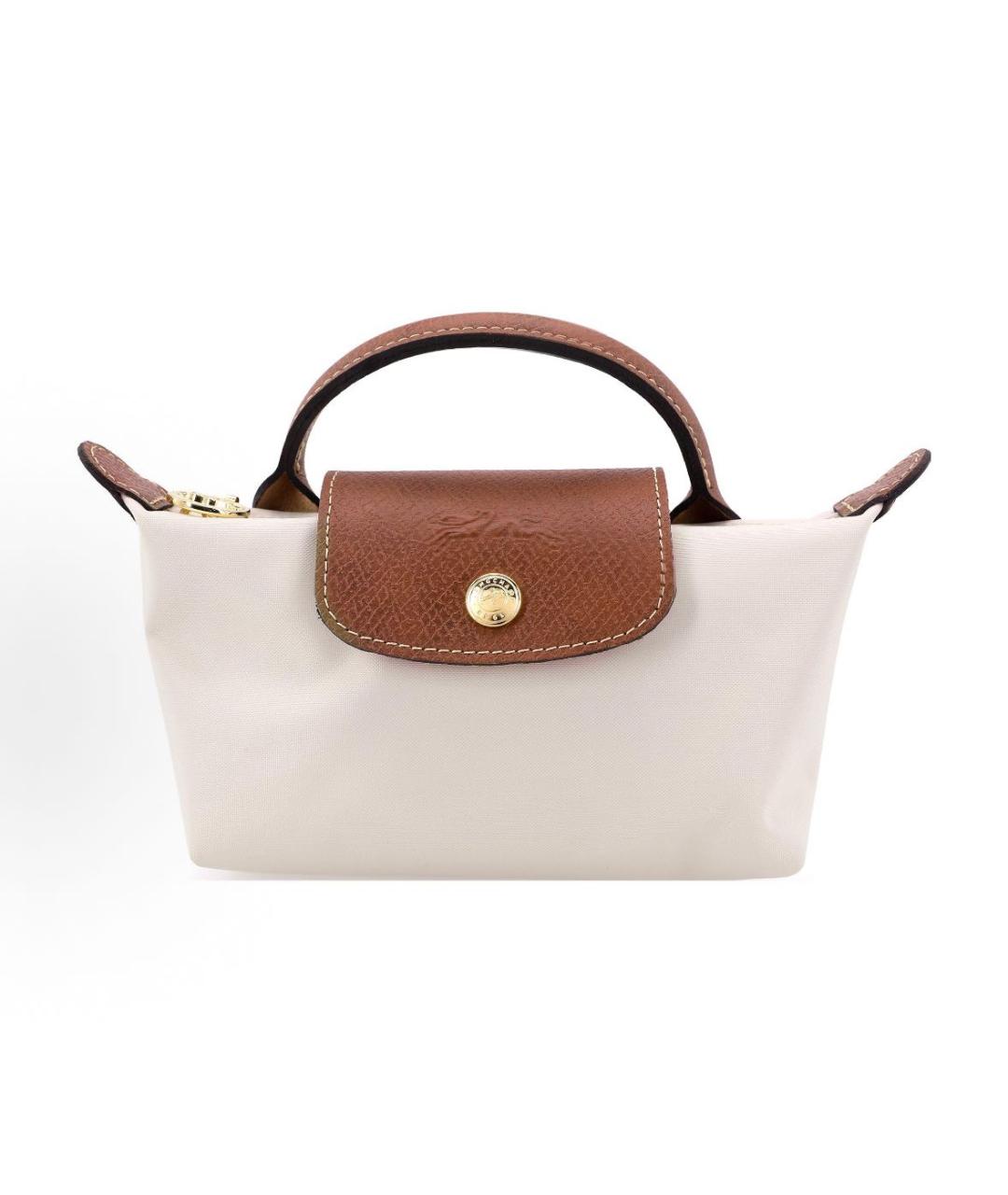 LONGCHAMP Бежевая сумка с короткими ручками, фото 5