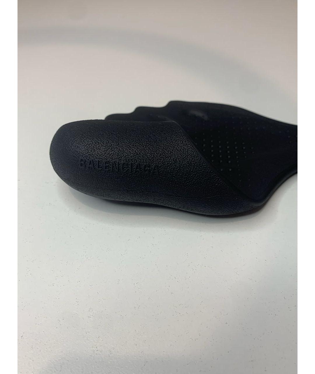 BALENCIAGA Черные шлепанцы, фото 7