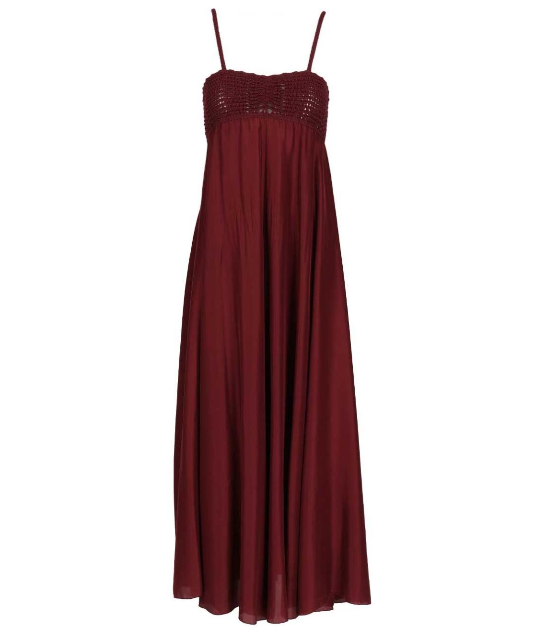 FORTE FORTE Бордовый хлопковый сарафан, фото 1