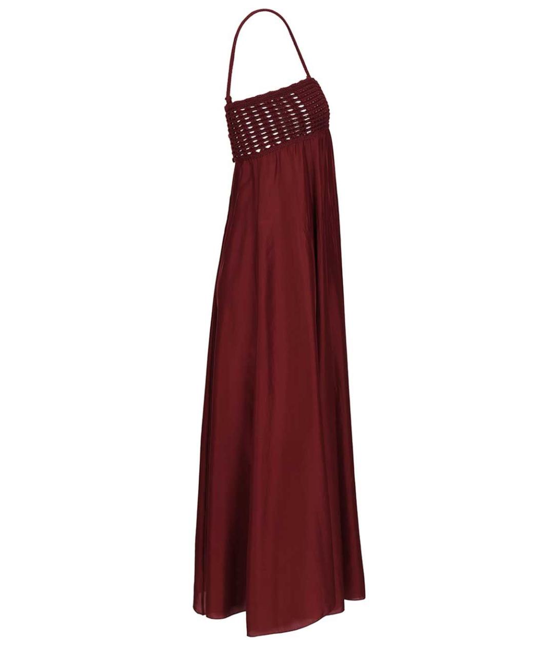 FORTE FORTE Бордовый хлопковый сарафан, фото 3